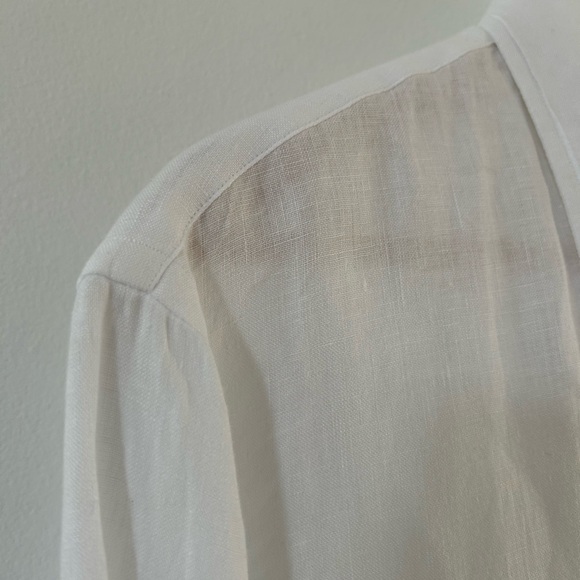 Brooks Brothers 100 % linen long sleeve shirt L - Picture 6 of 12